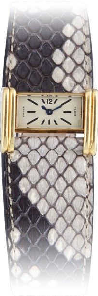 CARTIER «Driver» n° 2122 vers 1930
Rarissime et belle montre bracelet en or
jaune...