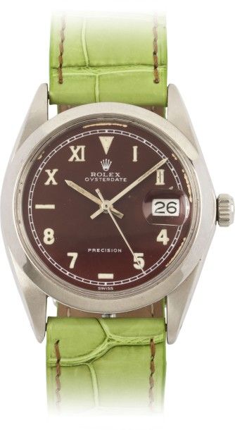 ROLEX «Oyster Date Precision» ref 6694 n°2085837 vers 1969
Montre bracelet en acier
Boîtier...