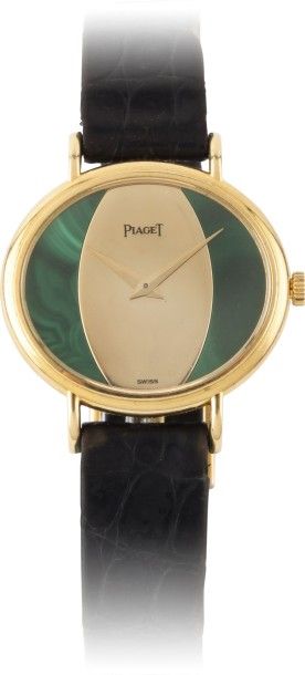 PIAGET N°9802/262162 vers 1970 Belle et rare montre bracelet de dame en or jaune...