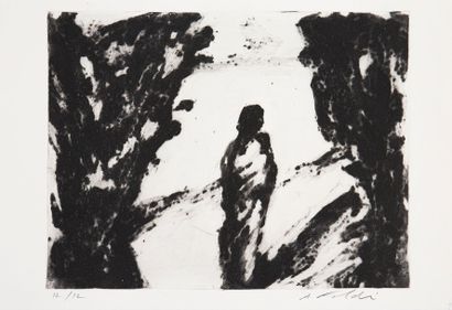 Auguste Foldi Gravure au carborundum sur papier N° 12/12 33 x 50 cm