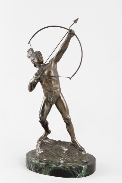 Hermann EICHBERG (act.c.1900) 

L'archer

Epreuve en bronze à patine verte, signée...