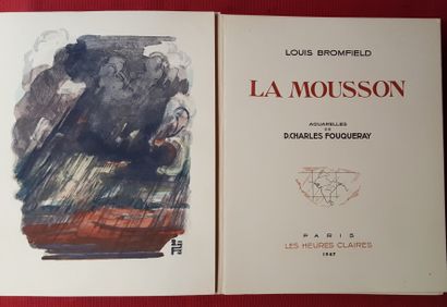 [FOUQUERAY]. BROMFIELD Louis La Mousson. 

Paris, Les Heures Claires, 1947, 2 volumes...
