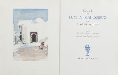 [MAINSSIEUX] GAS René Lucien Mainssieux. Illustré de dix estampes originales signées...