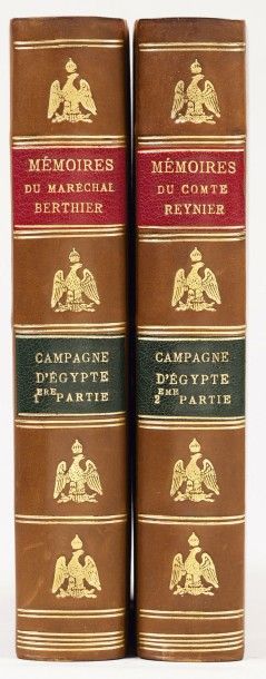 BERTHIER Louis-Alexandre et Comte REYNIER Campagne d’Égypte. Mémoires du Maréchal...