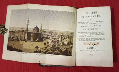 BRETON de LA MARTINIERE Jean-Baptiste-Joseph L’Egypte et la Syrie, ou Moeurs, usages,...