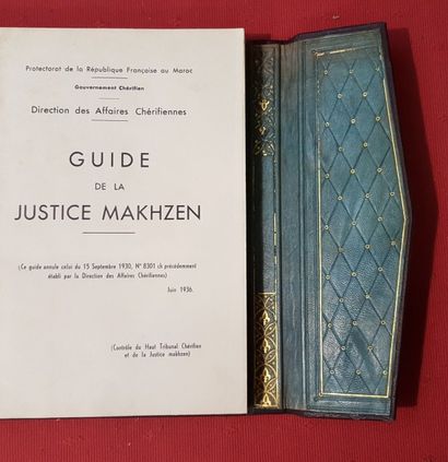 null [DROIT] Guide de la Justice Makhzen

Sl., 1936, in-8 relié pleine reliure marocaine...