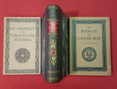 [ARABIE] Ensemble de trois livres:

- Le Chapelet des vingt et une Koubbas, par MARAVAL-BERTHOIN.

Paris,...