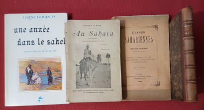 null [SAHARA-SAHEL]

Ensemble de quatre livres:

- Hugues LE ROUX - Au Sahara. Flammarion,...