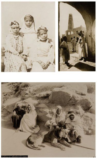 Afrique du Nord, 1880-1920. Jeunes filles,...