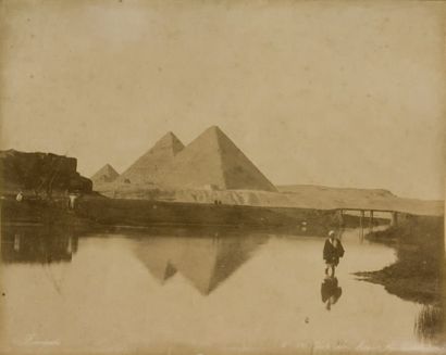 null Zangaki Egypte, c. 1880. 36 tirages albuminés contrecollés sur cartons. Légendes...