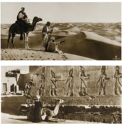 Rudolf Franz Lehnert (1878-1948) et Ernest Heinrich Landrock (1878-1966) Egypte (Pyramides...