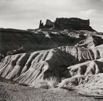 André de Dienes (1913-1985) Round Rock, Arizona, 1946. Deux tirages argentiques d'époque,...