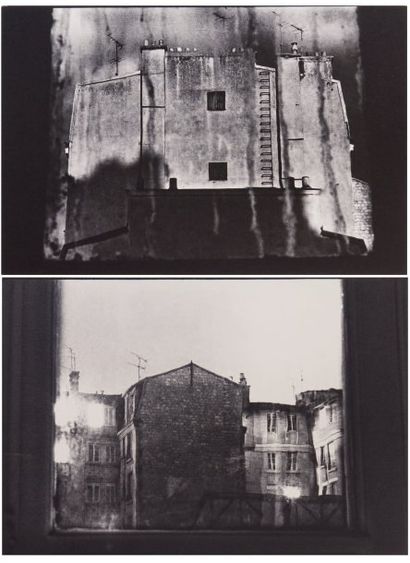 Keiichi Tahara (né en 1950) Fenêtres, 1974-1983. Deux tirages au platine (1992) par...