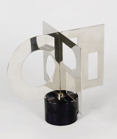 Nicolas SCHOFFER (1912-1992) - 1969 Minisculpture I Sculpture cinétique motorisée...