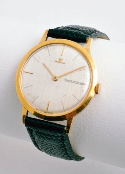 JAEGER-LeCOULTRE Classique Or - vers 1960 Grand classique or jaune 18k (poinçonné...