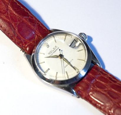 ROLEX (Oyster Date Precision / Junior), vers 1950 Amusante montre de sport Rolex...