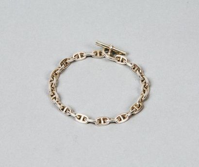 HERMES Paris *Bracelet «Chaîne d'ancre» en argent, petit modèle.