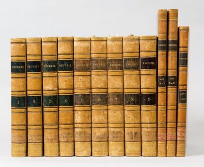 null Correspondance manuscrite de Napoléon au Duc de Feltre. Ensemble de 12 volumes...