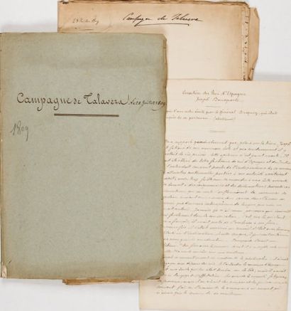 null Compte-rendu manuscrit des combats qui intervinrent à partir du 31 octobre 1808...