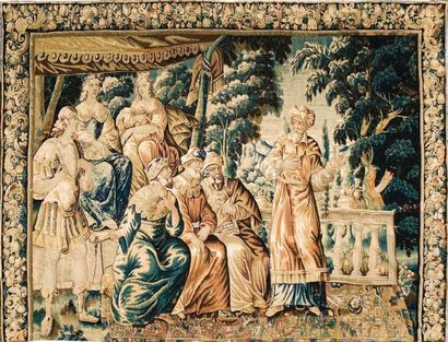 AUBUSSON XVIIIe siècle Importante tapisserie...