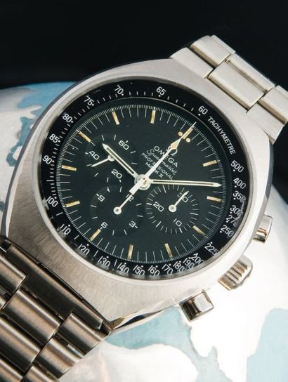 OMEGA chronographe / Speedmaster Professional Mark II réf. 145.014, vers 1974 Chronographe...