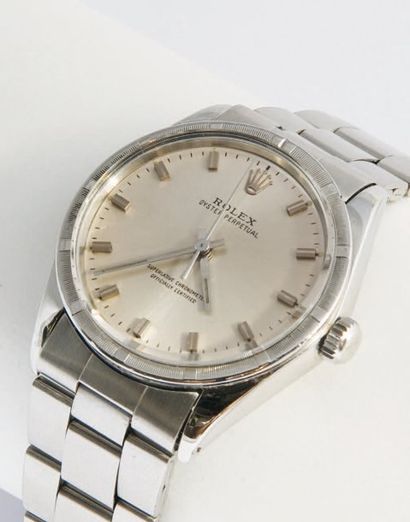 ROLEX Oyster Perpetual ref.1007, vers 1966 Elégante montre sportive unisexe de la...