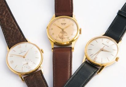 GUBELIN SKY WATCH, vers 1990 Très grande montre Swiss made inspirée par les modèles...
