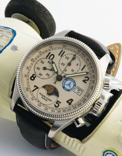 PICARD CADET Swi ss pour le Club Mercedes France, vers 2002 Chronographe phase de...