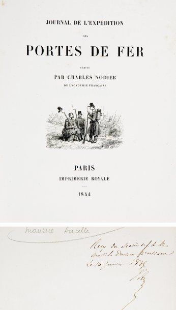 Charles NODIER Journal de l'Expédition des Portes de fer. Paris, Imprimerie Royale,...