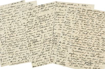 Charles BAUDELAIRE Lettre autographe de Baudelaire, signée «C.B.», adressée à son...