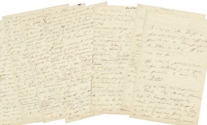 Charles BAUDELAIRE Lettre autographe de Baudelaire, signée «C.B.», adressée le 30...