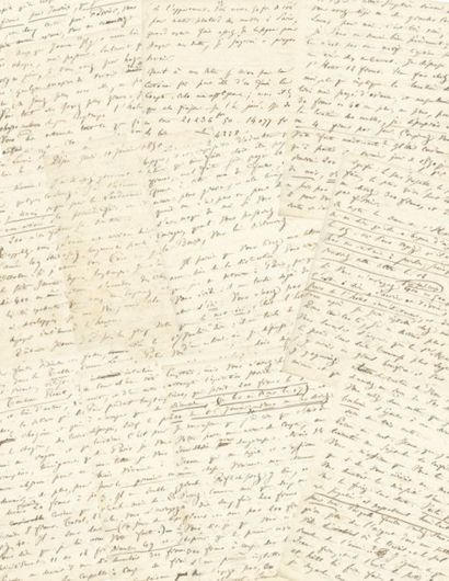 Charles BAUDELAIRE Lettre autographe de Baudelaire adressée de Dijon, à Narcisse...