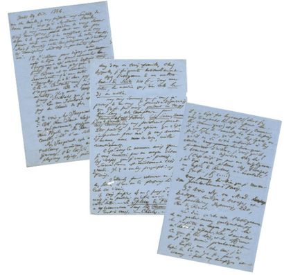 Charles BAUDELAIRE Lettre autographe de Baudelaire signée «Charles», adressée le...