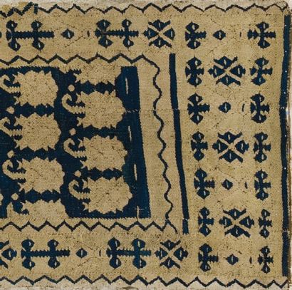 Kilim Ottoman Tissage de laine sur une fondation...