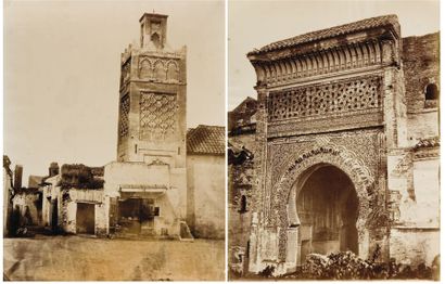 Joseph Pedra Algérie, c. 1870. Tlemcen, mosquée de Sidi Lahssen. Mosquée de Boumedine....