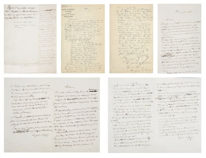 null «La pérénité de l'Oeuvre» Copie d'une longue lettre de huit pages par Madame...