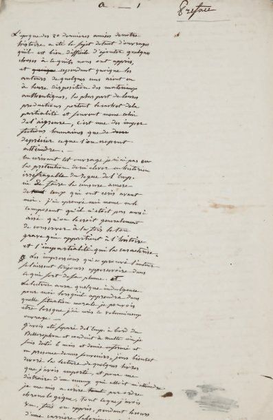 null [Manuscrit]. SAVARY René, Duc de Rovigo (1774-1833). Né à Marcq, près de Vouziers,...