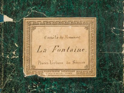 [Manuscrit] Comité La Fontaine. Recueil manuscrit...