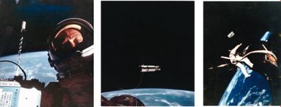 Gemini 8 et 12. 1966. Quatre tirages couleurs...