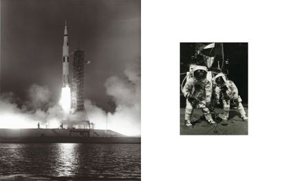 null Nasa. Mission Apollo 11. Neil Armstron, Buzz Aldrin et Michael Collins. 16-24...