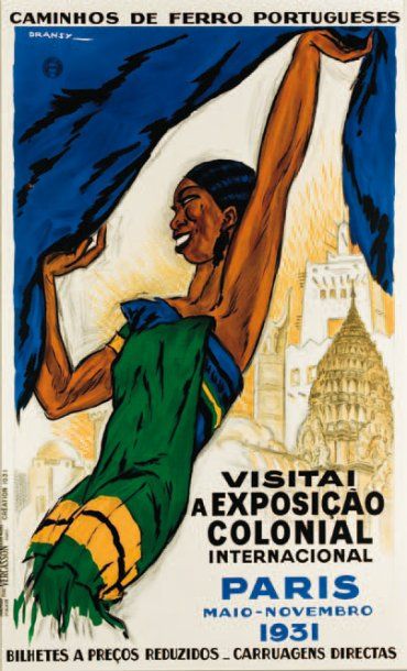 Affiche de l'exposition coloniale de 1931...