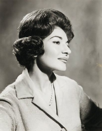 Maria Callas, c. 1965. Sept tirages argentiques...