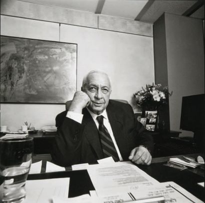 Harry Benson Ariel Sharon, c. 1990. Deux...