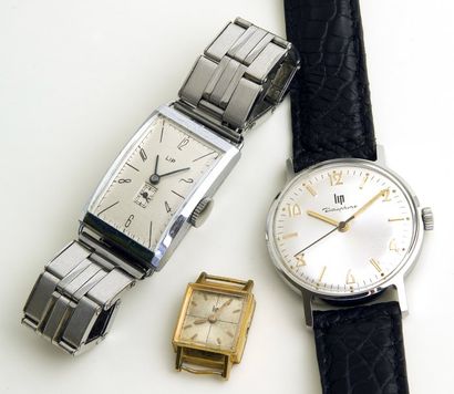 null LOT LIP (T18 & Classic Dauphine), vers 1940/1955. 3 watches
Trés belle version...