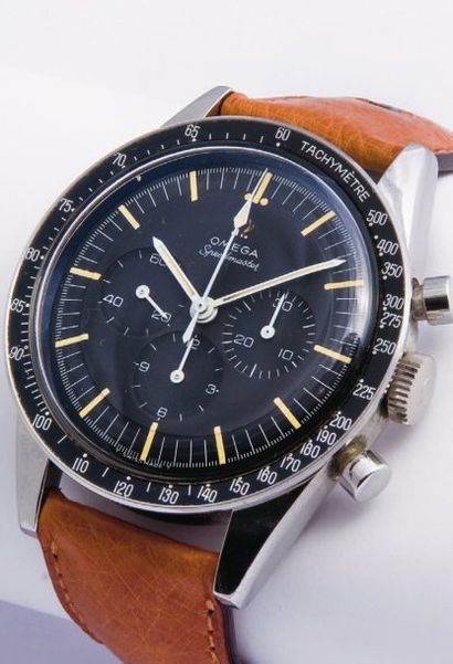 OMEGA (Chronographe Speedm aster / Pre-Moon 3ème G ref . 105.003-65) vers 1967 Mythique...