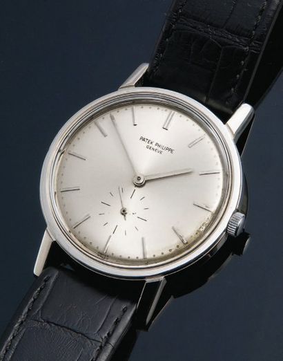 PATEK PHILIPPE (Calatrava / acier Automatique ref .3466) vers 1970 Rarissime montre...