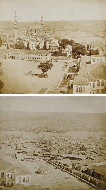 James Robertson (1813-1888) & Felice Beato (1833-1907) Panorama de Constantinople...