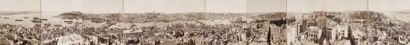 Sebah & Joaillier Panorama de Constantinople. c. 1870. Dix tirages albuminés formant...