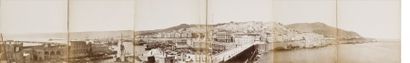 Alexandre Leroux (1825-c. 1910) (attribué à) Panorama d'Alger, c. 1880. Six tirages...