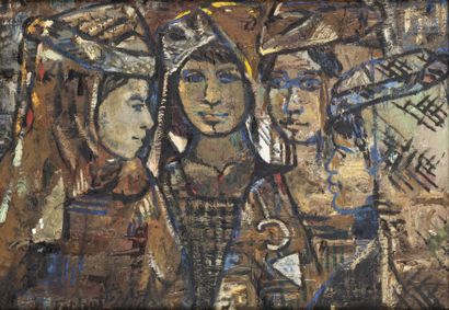 null (*) Ammar FARHAT (1911-1987)


Les bédouines


Huile sur toile, signée en bas...